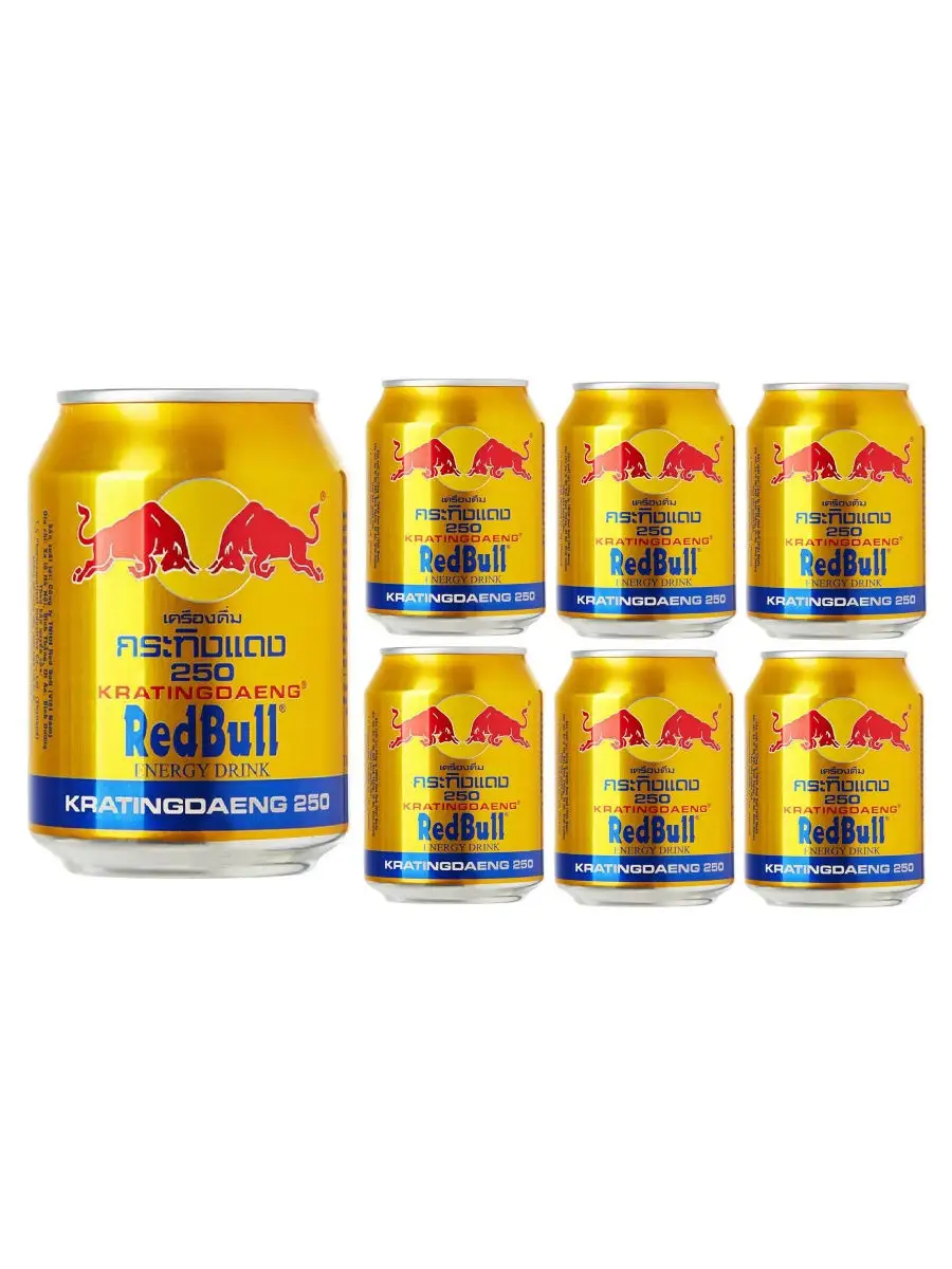 Энергетик Red bull 250 мл Х 6 Red Bull 25626414 купить за 776 ₽ в  интернет-магазине Wildberries