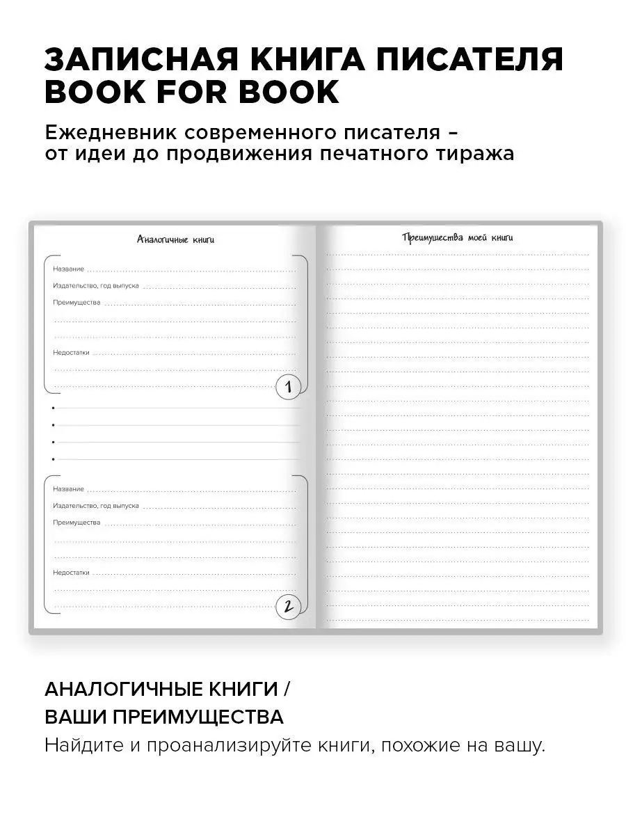 Блокнот писательский для творчества в подарок женщине коллеге BfBplanner  25627687 купить в интернет-магазине Wildberries