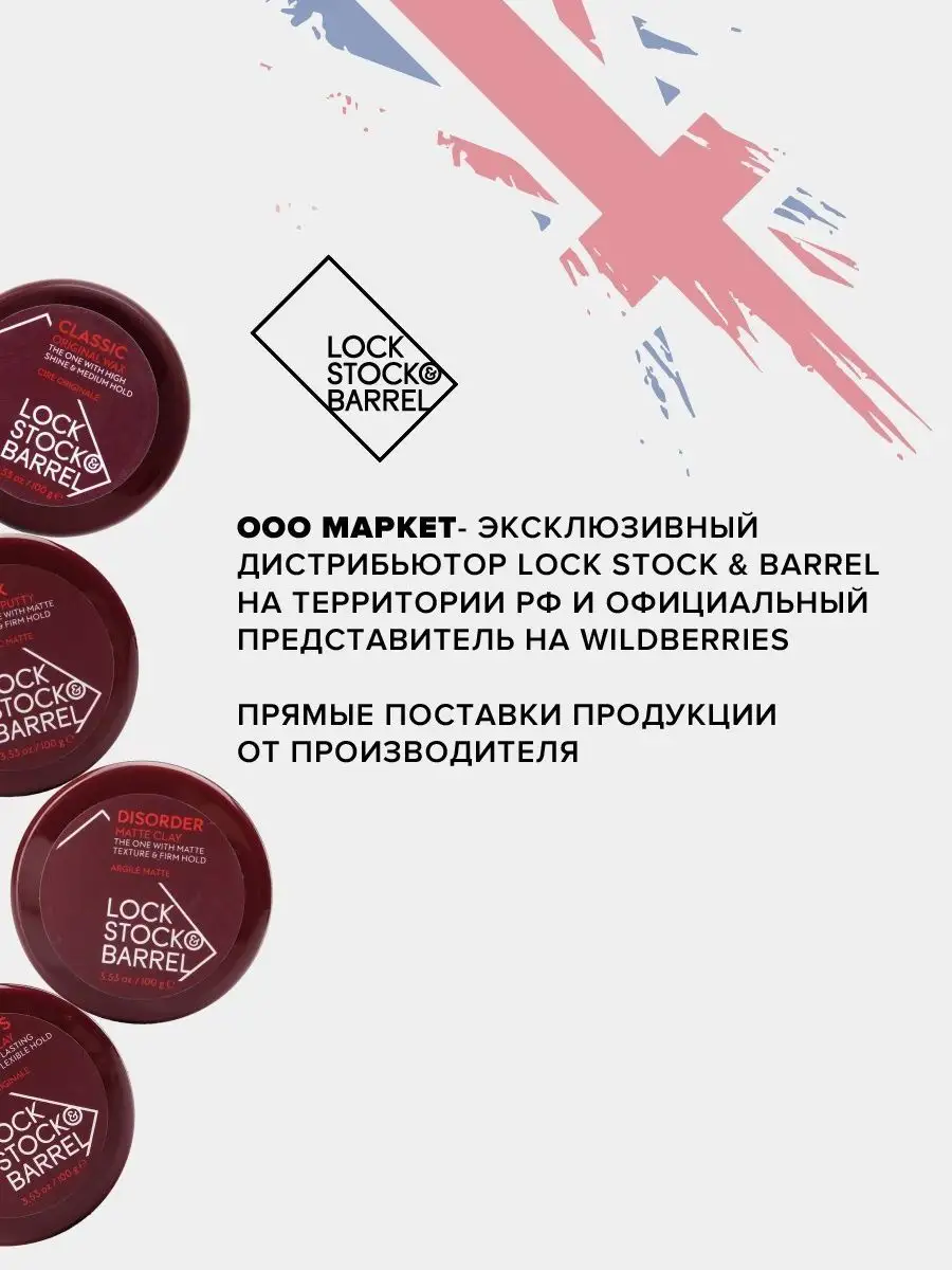 Уплотняющий шампунь для волос, 1000 мл Lock Stock & Barrel 25647045 купить  за 4 674 ₽ в интернет-магазине Wildberries