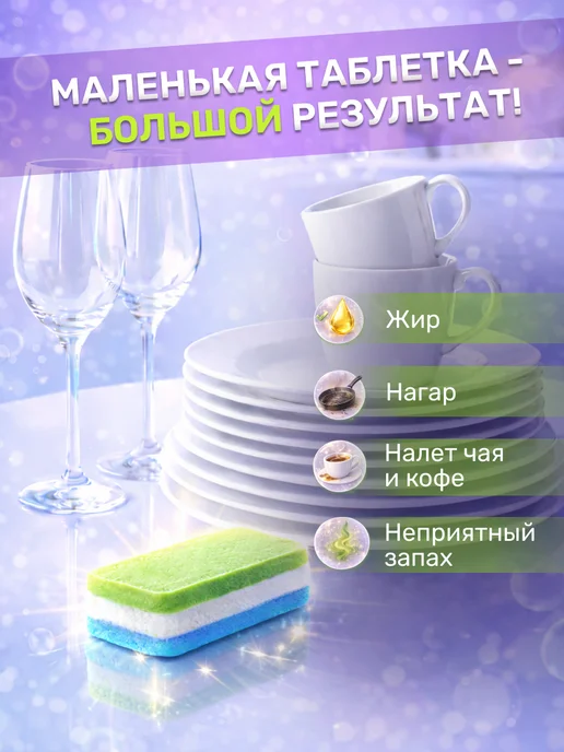 LOTTA Таблетки для посудомоечной машины 100 шт, 200 шт, фото 4