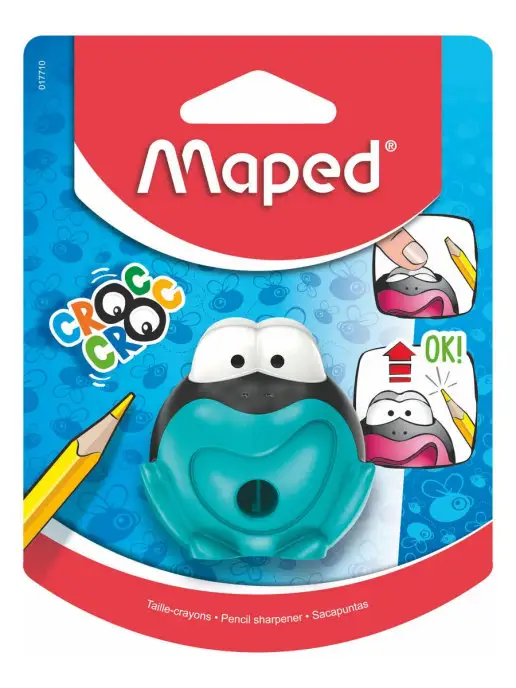 MAPED Точилка интерактивная с контейнером и индикатором заточки, синий, фото 4