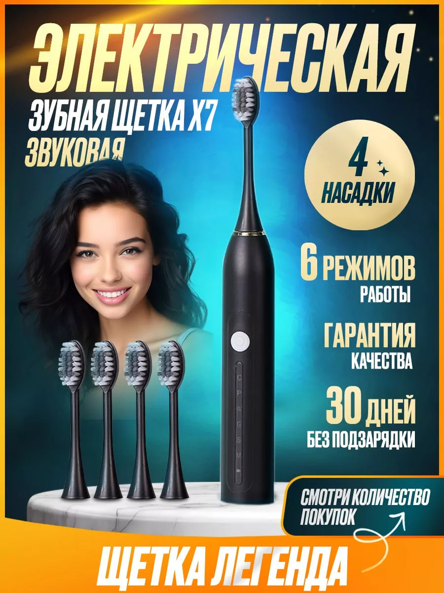 Электрическая зубная щетка премиум VeraCare 25679510 купить за 512 ₽ в  интернет-магазине Wildberries