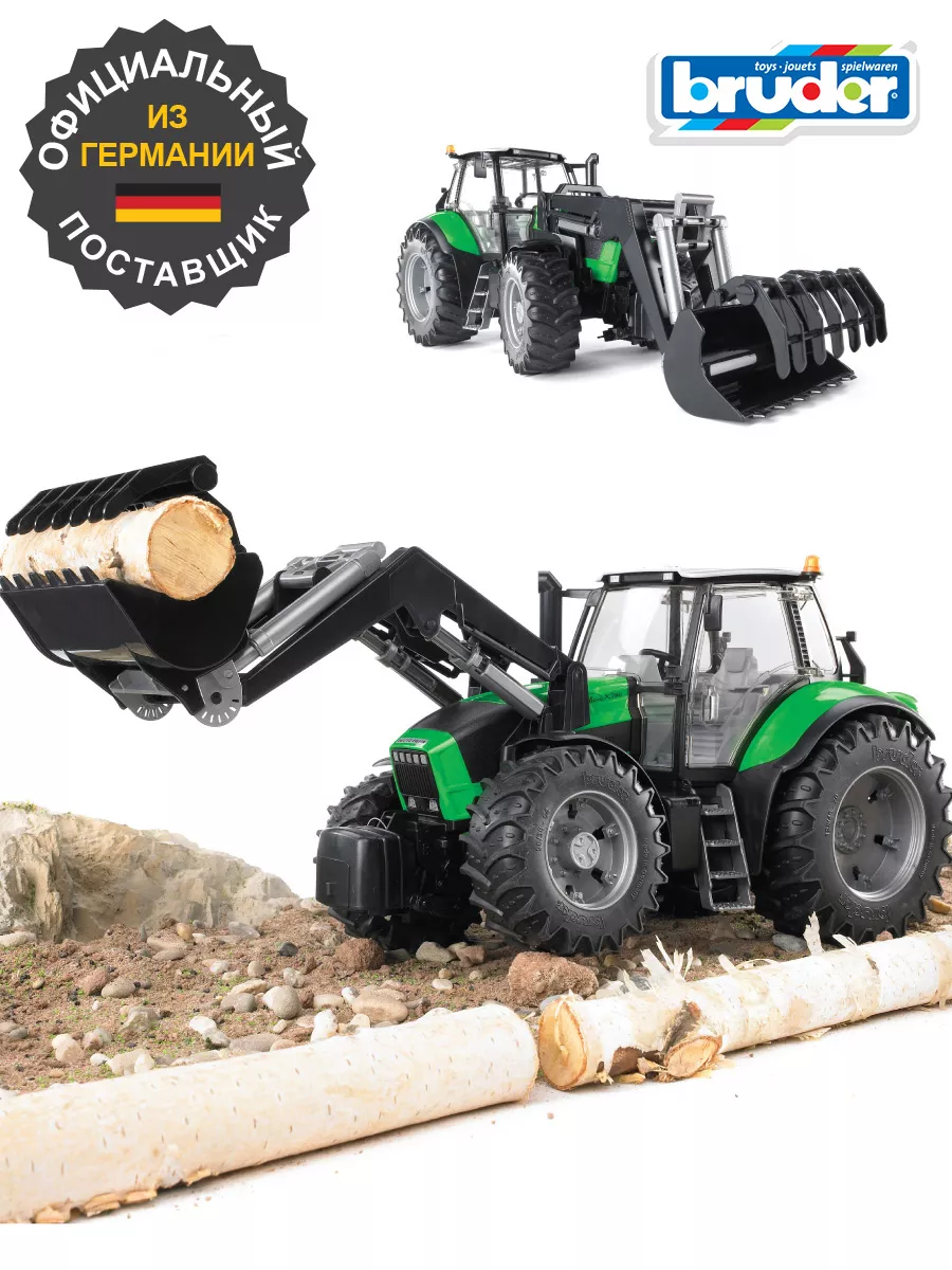 Трактор Deutz Agrotron X720 с погрузчиком Bruder 25705627 купить за 6 312 ₽  в интернет-магазине Wildberries