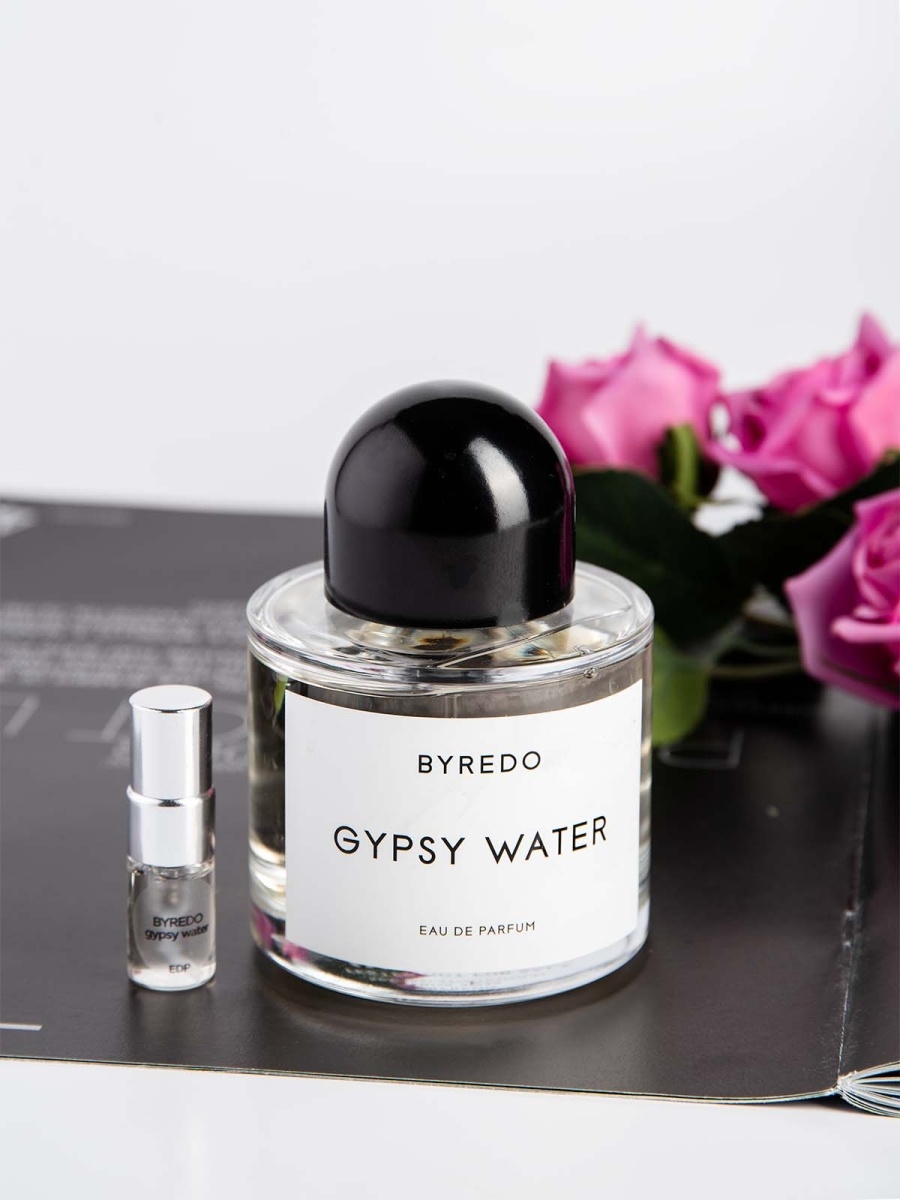 Gypsy water парфюмерная. Byredo пробники. Духи с составом амбра, Сандал, ваниль. Бергамот запах. Духи игл женские.