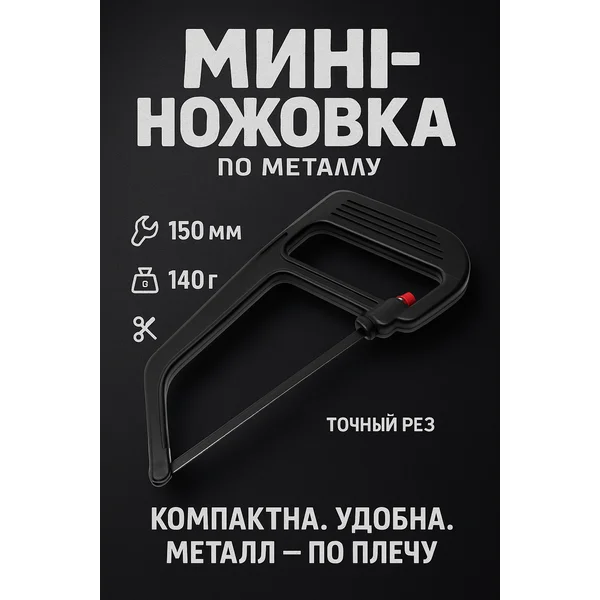 Ножовка по металлу 150 мм