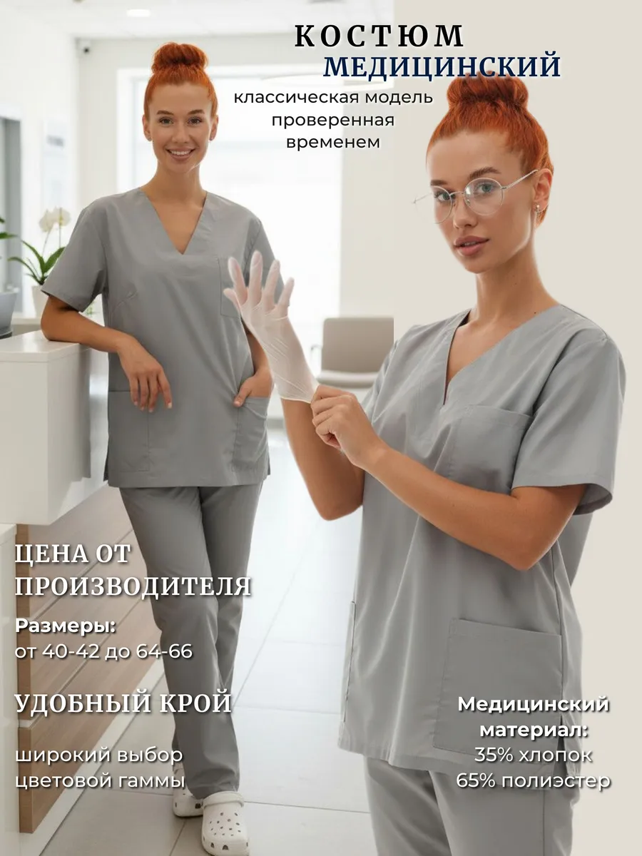 Костюм медицинский форма хирурга