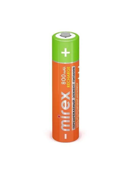 Mirex Аккумуляторные батарейки ААА мизинчиковые 800 mAh 4 штуки, 800 мАч, фото 5