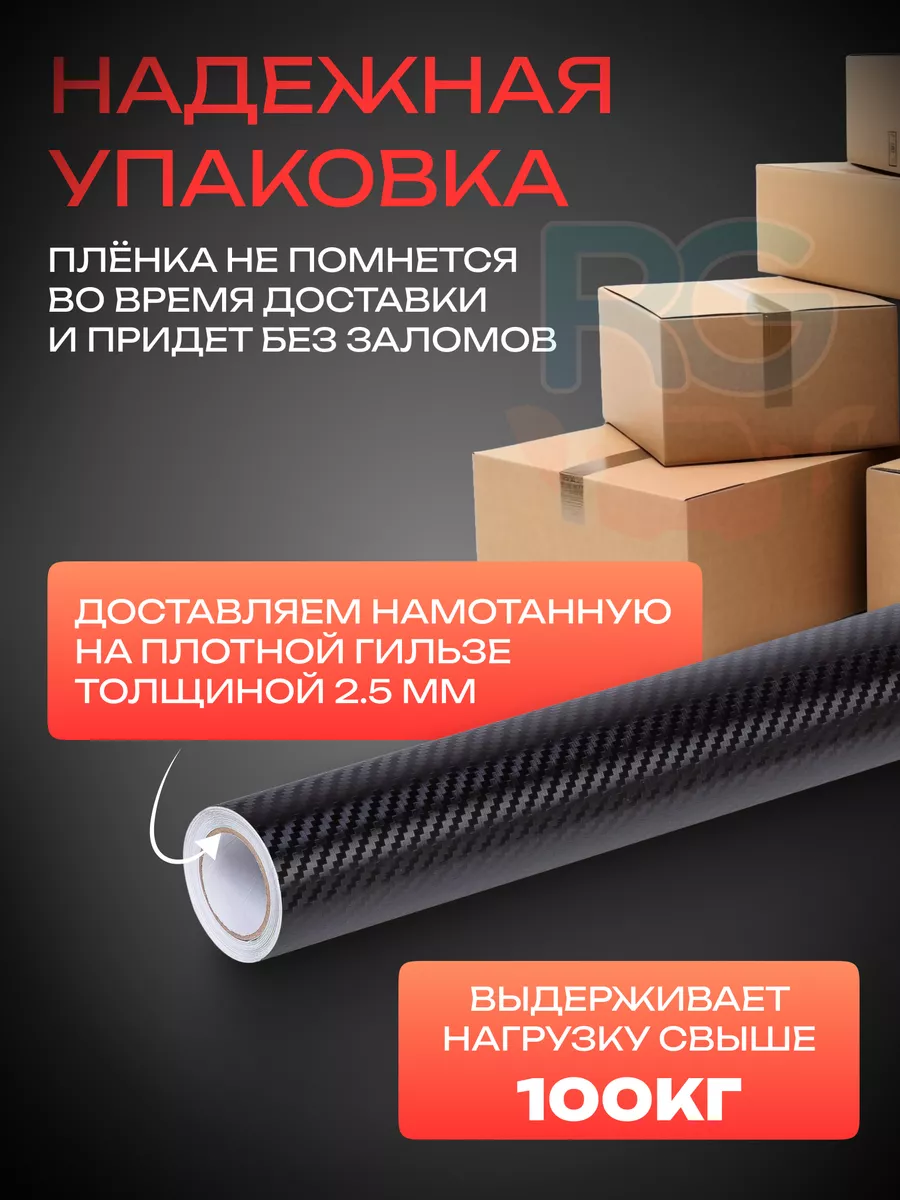 Карбоновая плёнка 3D для авто, антигравийная 152х80 см Reton Group 25765048  купить за 604 ₽ в интернет-магазине Wildberries