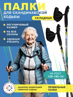 SA Палки для скандинавской ходьбы складные Finpole 25815400 купить за 1 106 ₽ в интернет-магазине Wildberries