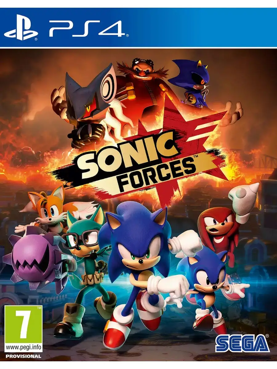 Sonic Forces (PS4, русские субтитры) Sega 25818960 купить за 1 556 ₽ в  интернет-магазине Wildberries