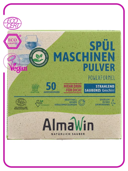 Almawin Экологичный порошок для посудомоечных машин 1,25 кг, 1,25 кг