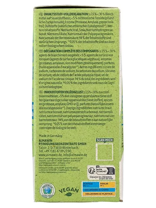 Almawin Экологичный порошок для посудомоечных машин 1,25 кг, 1,25 кг, фото 6