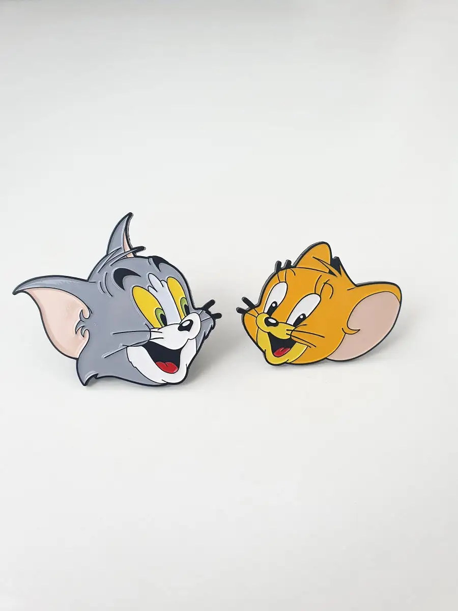 Значок брошь Том и Джери, Tom and Jerry Pin Art 25847120 купить в  интернет-магазине Wildberries