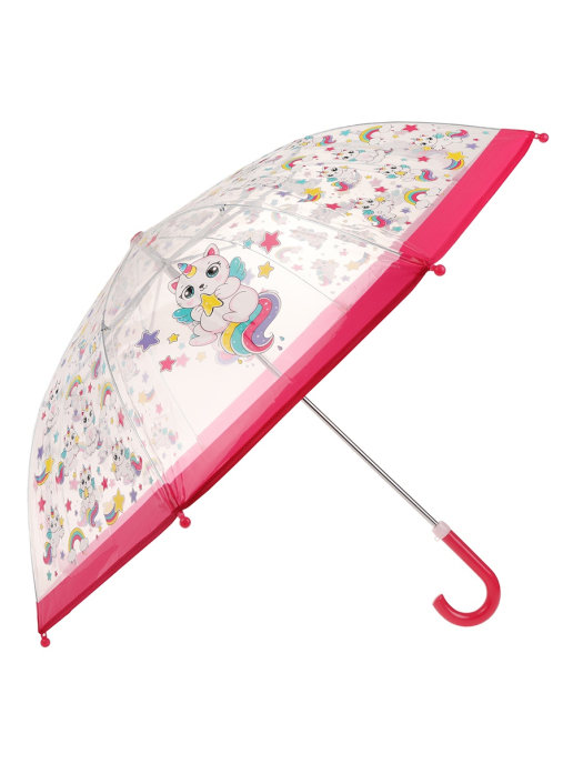 Mary Poppins | Зонт-трость детский прозрачный "Кэттикорн"