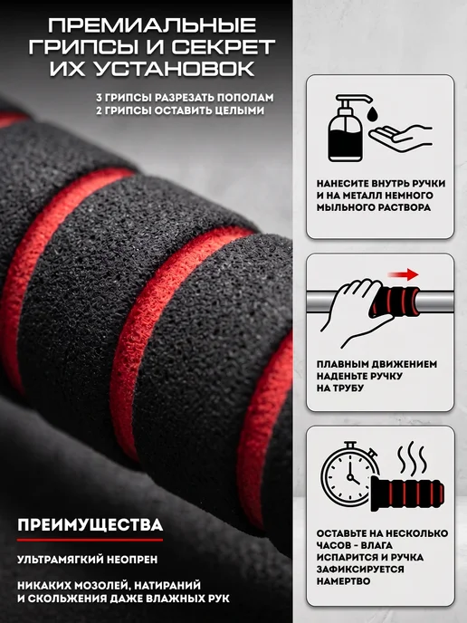 Sportlim Турник настенный разборный "3 хвата", белый, фото 8