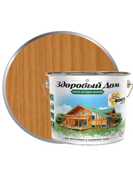 Здоровый дом Пропитка для дерева орегон 0,8л, 800 мл, фото 5