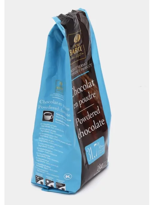 Cacao Barry Горячий шоколад натуральный какао 31,7 % 1кг, 1 кг, фото 6