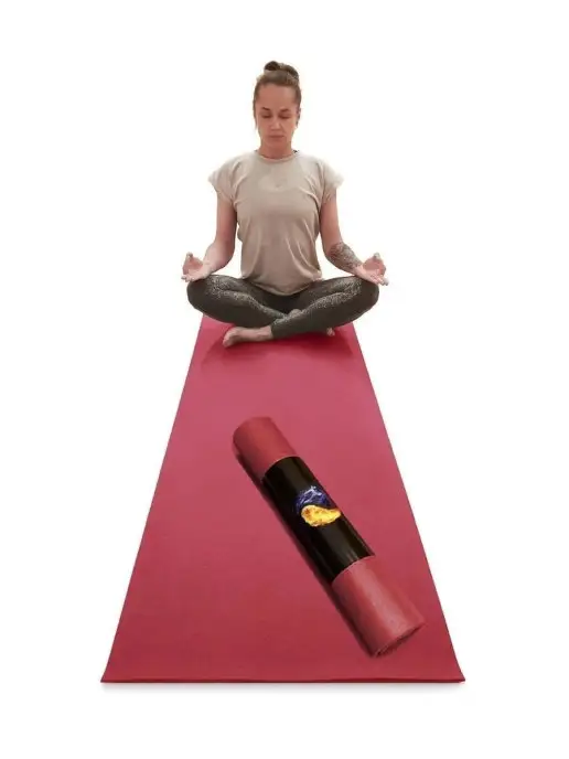 RamaYoga ECO 173 x 60 x 0.3 Нескользящий для йоги и студий, 173x60, фото 8
