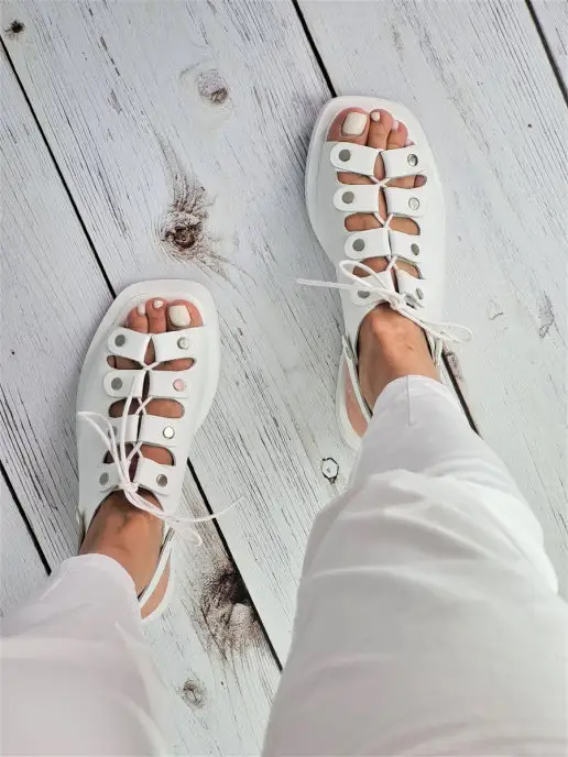 Guard-shoes Босоножки, белый, фото 2