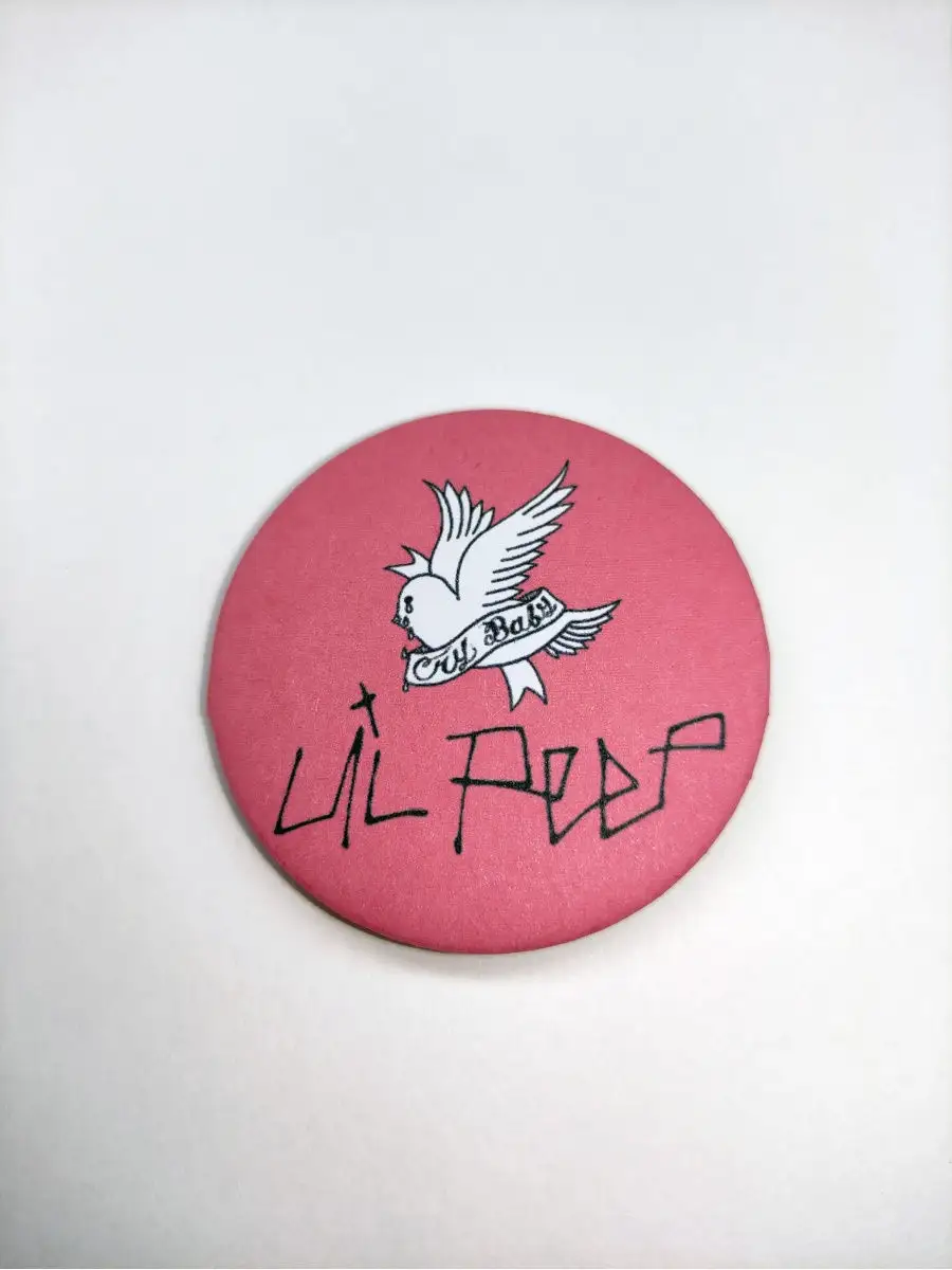 Значок lil peep. Лил Пип P 25960557 купить за 145 ₽ в интернет-магазине  Wildberries