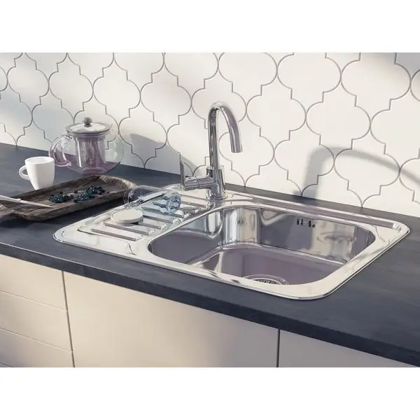 Фото товара на маркетплейсе wildberries Мойка для кухни врезная, 65х50х17 см