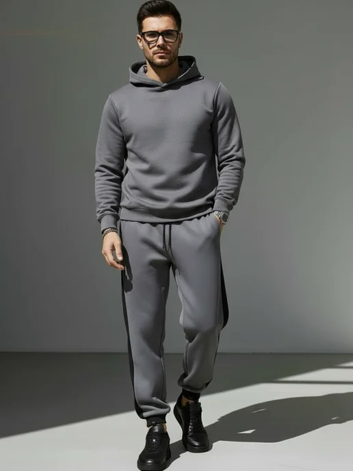VasmaniBrand Спортивные штаны джоггеры, черный, фото 2