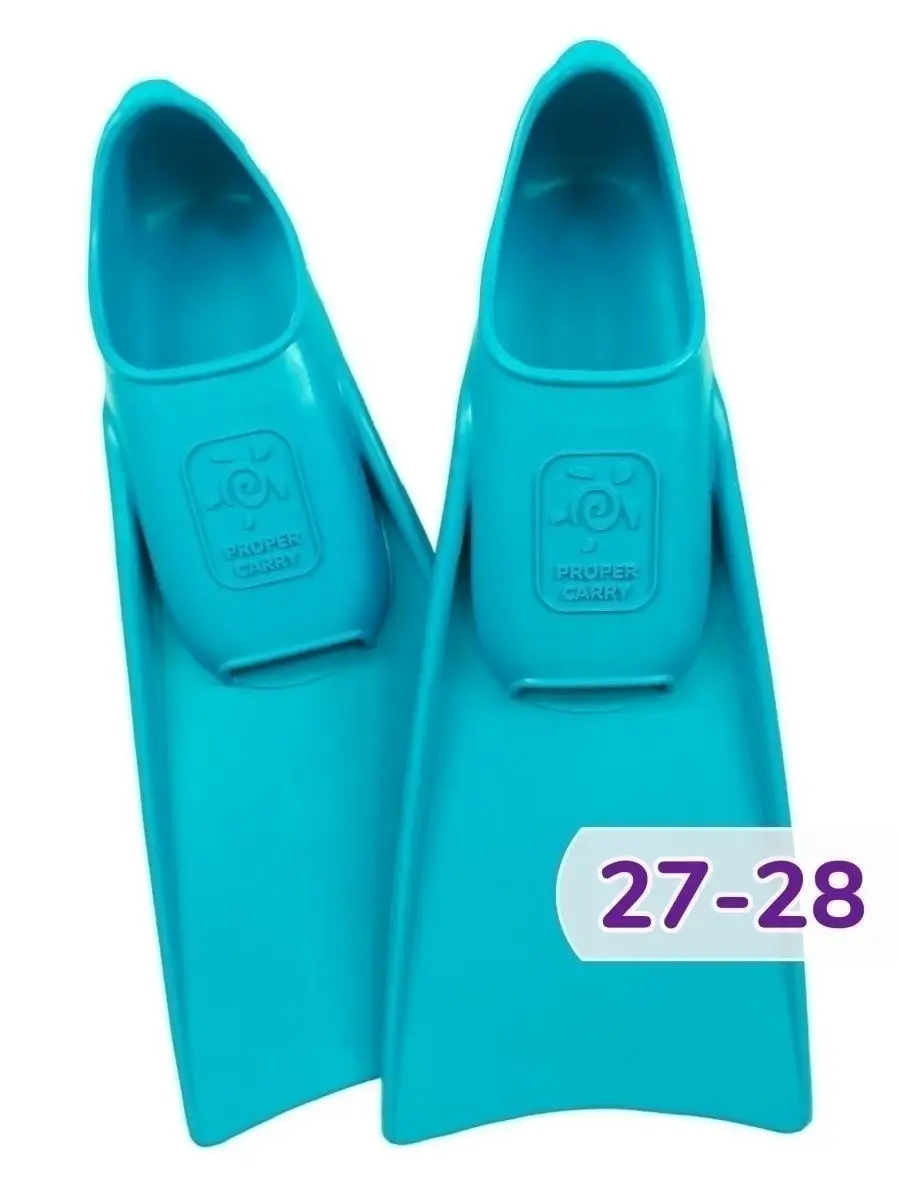 Ласты детские облегченные 27-28 голубые 4-5 лет Proper Carry 25972463  купить в интернет-магазине Wildberries