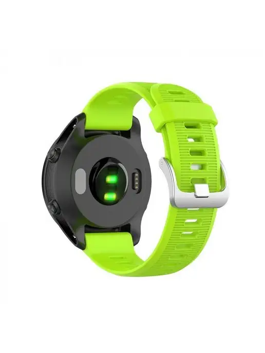 MyPads Силиконовый сменный ремешок для смарт-часов Garmin, зеленый