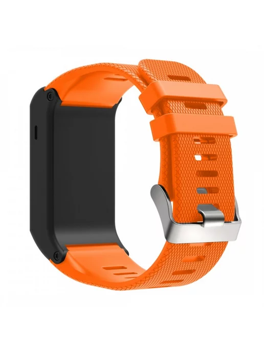 MyPads Сменный ремешок из силикона для Garmin vivoactive HRM, оранжевый