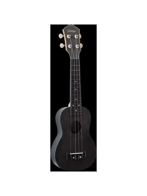 DaVinci VINS 10BK укулеле сопрано, цвет черный, черный, фото 3