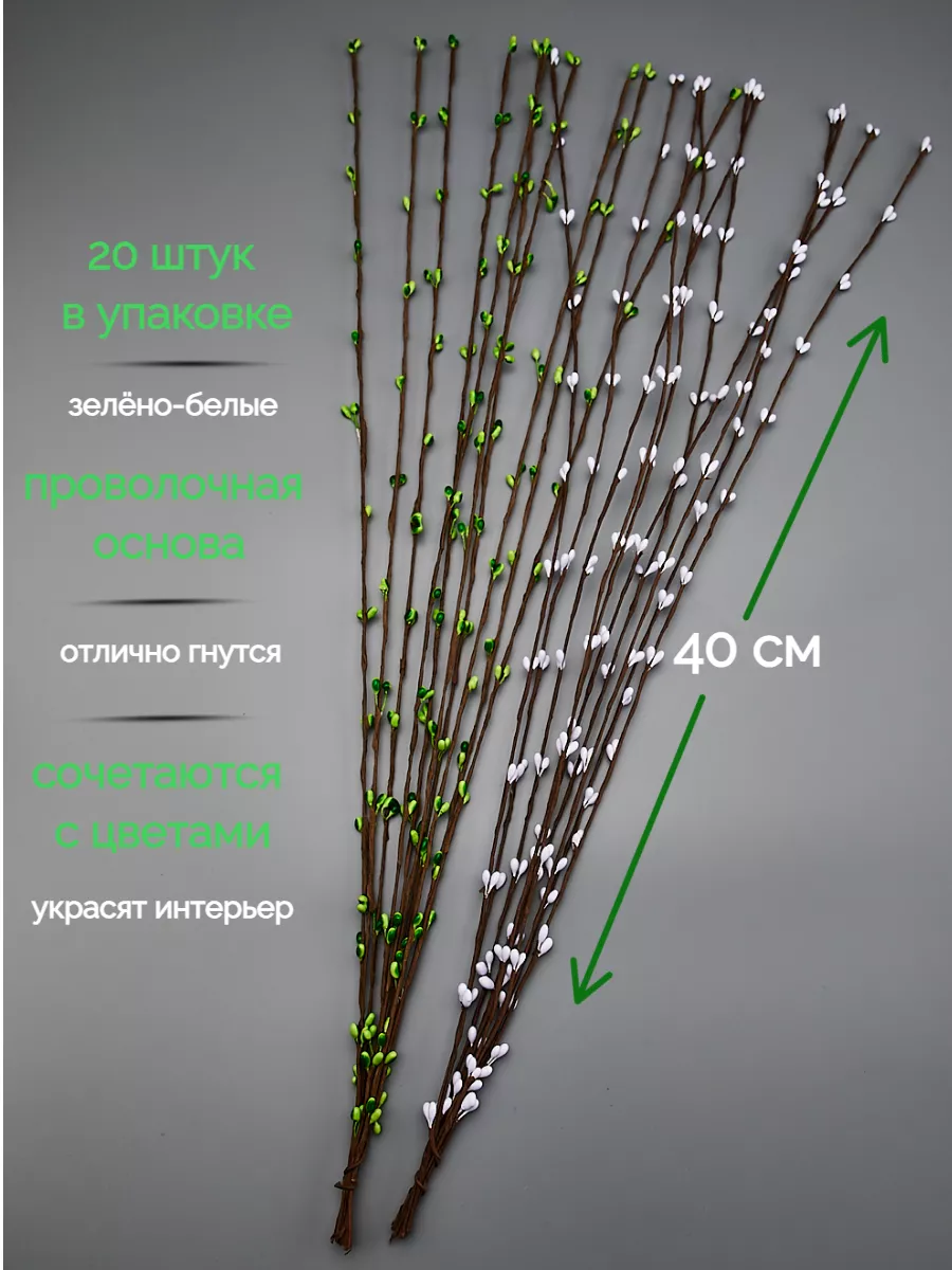 Искусственная верба для декора Юрьев А.Б. 26066846 купить за 329 ₽ в  интернет-магазине Wildberries
