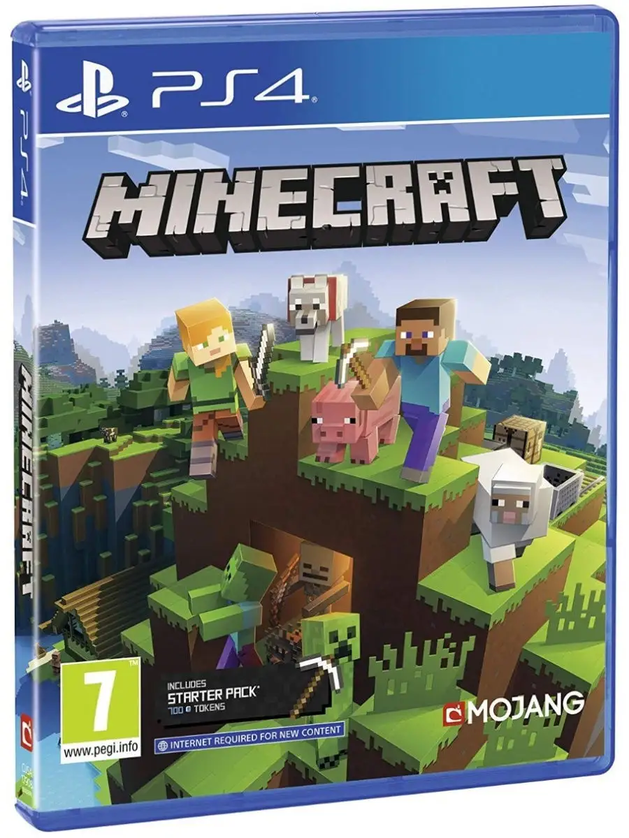 Minecraft Bedrock Edition (PS4, русская версия) Mojang 26067251 купить за 2  550 ₽ в интернет-магазине Wildberries