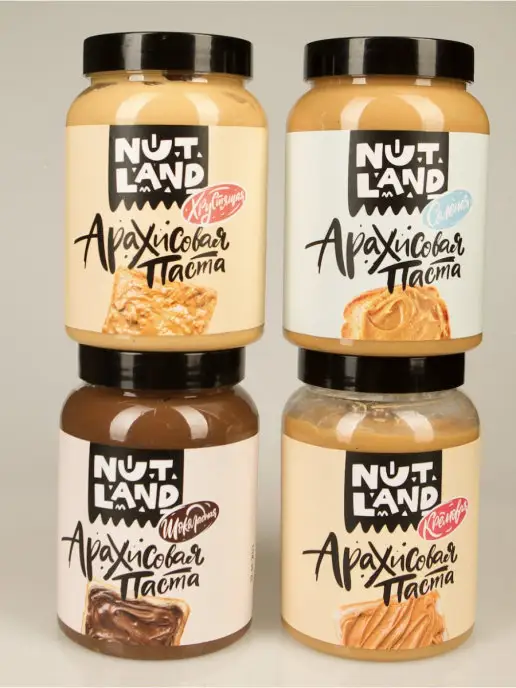 Nut Land Арахисовая паста с кусочками арахиса 1 кг, 1 кг, фото 7