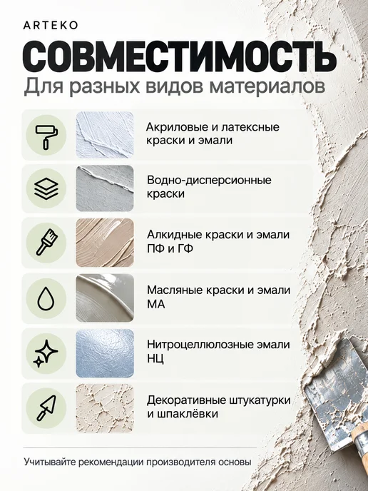 Arteko Колер для краски Миндальный универсальный №6, 100 мл, 100 мл, фото 2