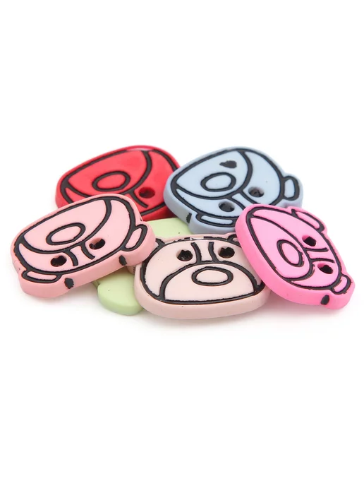 Magic Buttons Пуговицы декоративные, Собаки 6 шт, 6 шт, фото 4