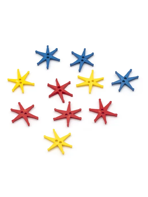 Magic Buttons Пуговицы декоративные, Звезды 10 шт, 10 шт