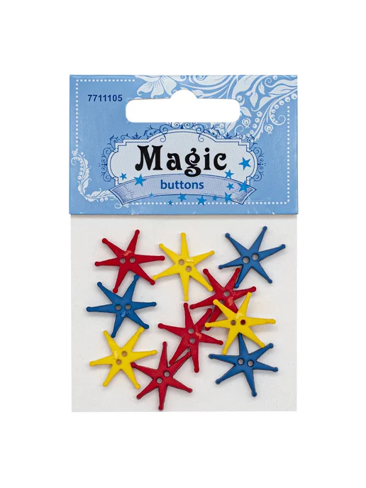 Magic Buttons Пуговицы декоративные, Звезды 10 шт, 10 шт, фото 5