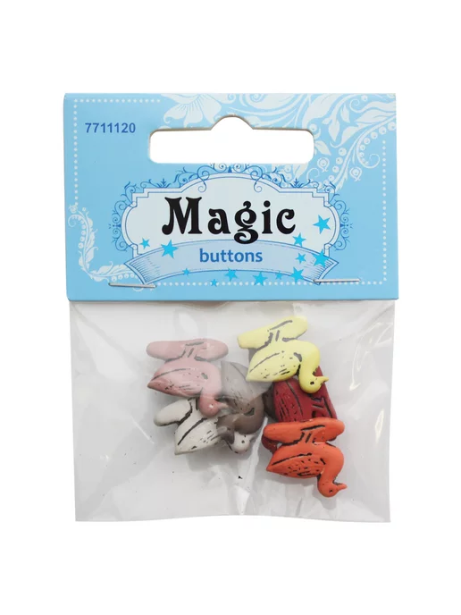 Magic Buttons Пуговицы декоративные, Утки 6 шт, 6 шт, фото 5