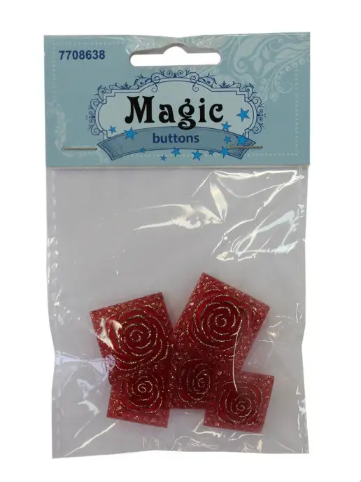 Magic Buttons Пуговицы Розочки 20 мм 16 мм 5 шт, 5 шт, фото 4