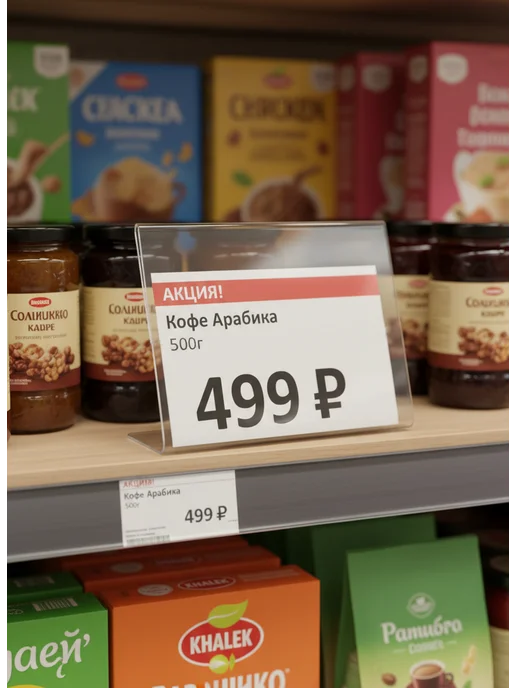 TOBEE Ценники,держатели для ценников,ценникодержатель 60*40мм 25шт, 25 шт, фото 7