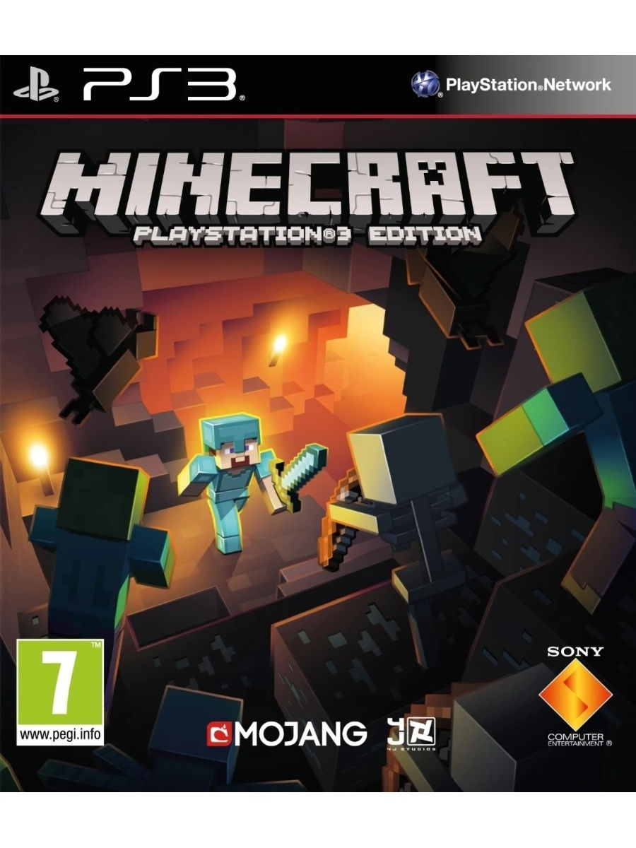 Minecraft: Playstation 3 Edition (PS3, русская версия) Sony CEE 26151594  купить за 3 495 ₽ в интернет-магазине Wildberries