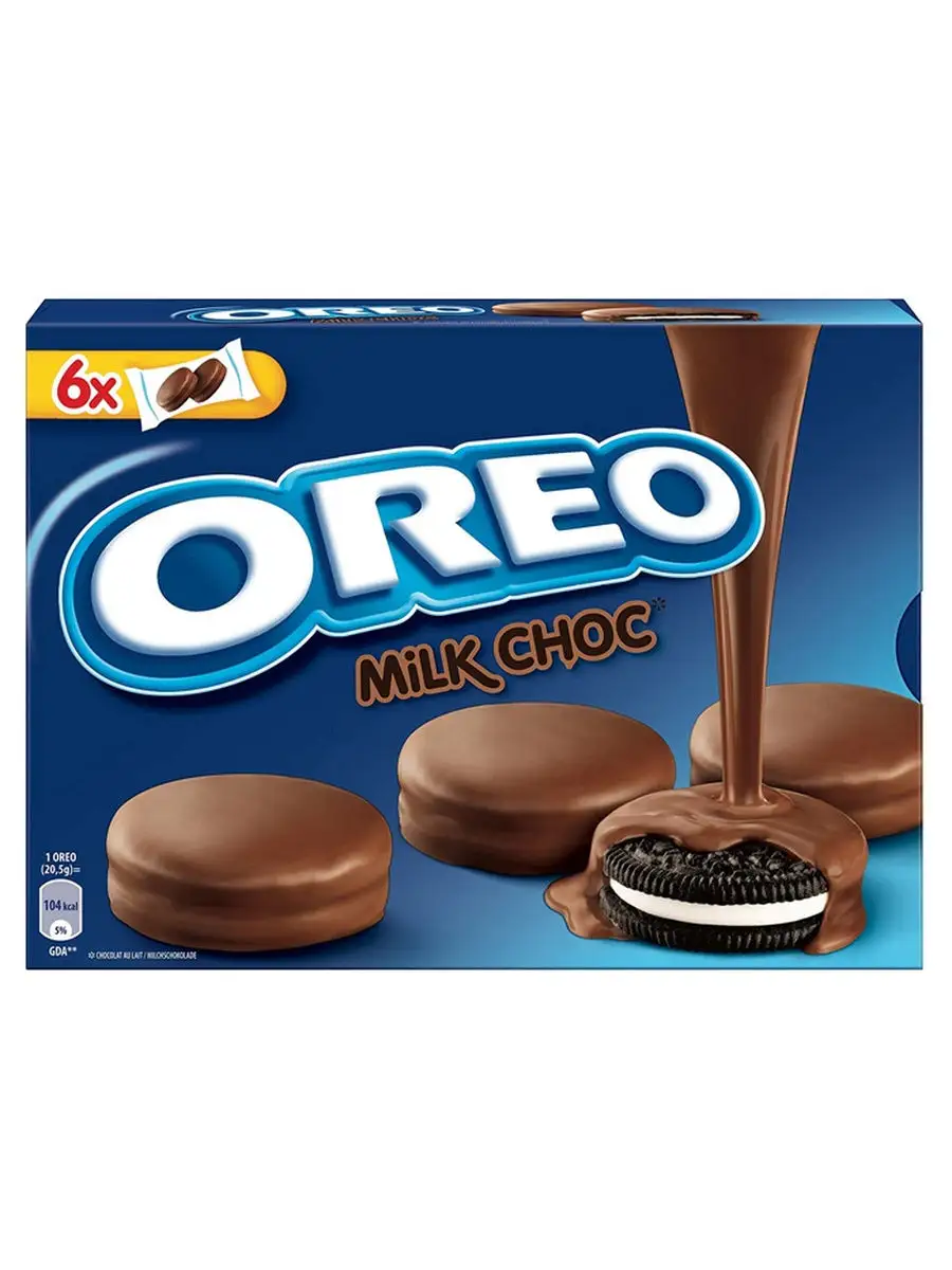 Печенье ОРЕО Choc Milk в молочном шоколадке, 246 г oreo 26188965 купить в  интернет-магазине Wildberries