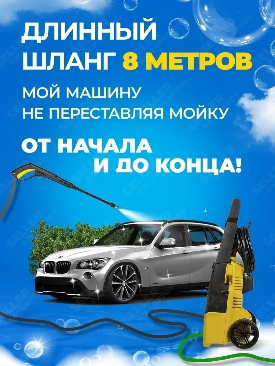 Мойка высокого давления, автомойка, минимойка HUTER W210I Huter 26238782  купить за 30 690 ₽ в интернет-магазине Wildberries