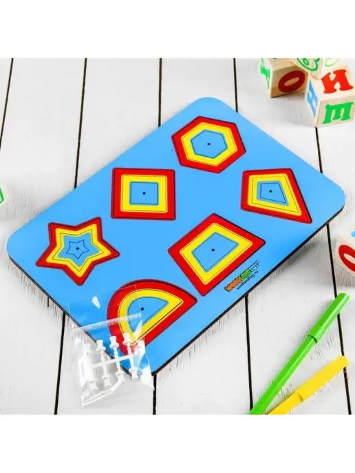WoodLandToys Деревянная игра "Паутинка 2" по методике Монтессори, вариант, фото 2