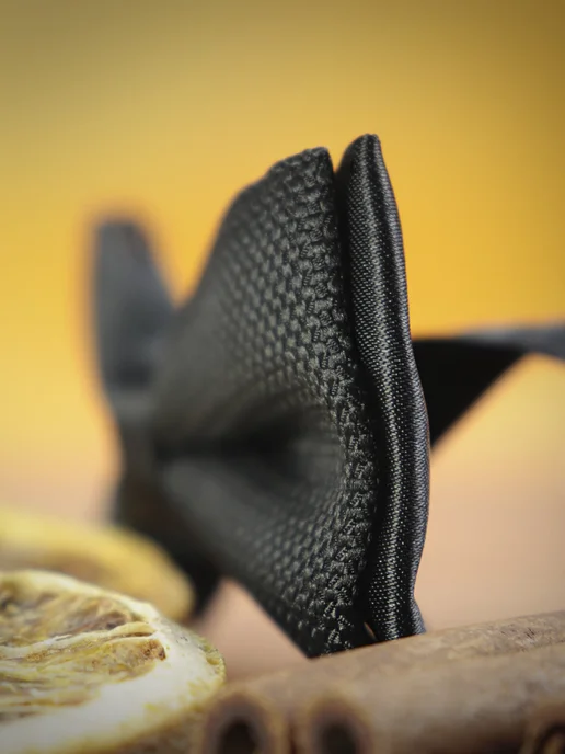 2beMan Галстук бабочка детская жаккардовая синяя васильковая, черный, фото 4