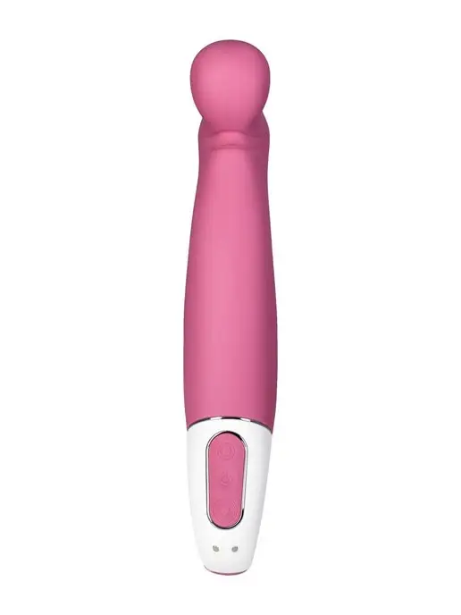 satisfyer Вибратор Petting Hippo с загнутым кончиком 22,9 см, красный, фото 4