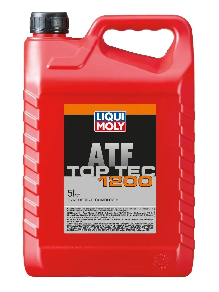 8040 Трансмиссионное масло для АКПП Top Tec ATF 1200 5Л Liqui Moly 26325043  купить в интернет-магазине Wildberries