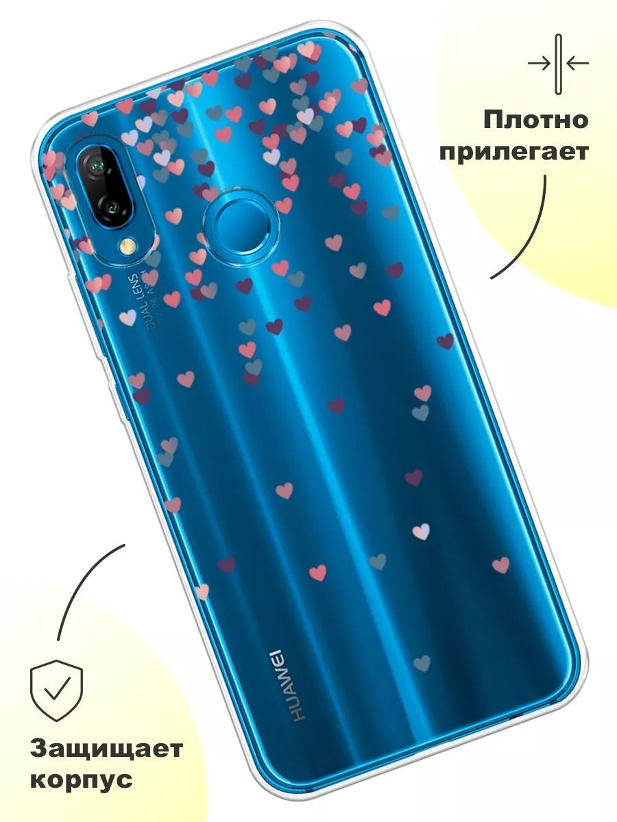 Чехол на Huawei P20 lite / Nova 3e с принтом Huawei 26335440 купить за 288  ₽ в интернет-магазине Wildberries