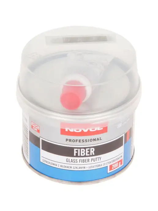 NOVOL Шпатлевка со стекловолокном FIBER 0, 2кг !, 2 кг