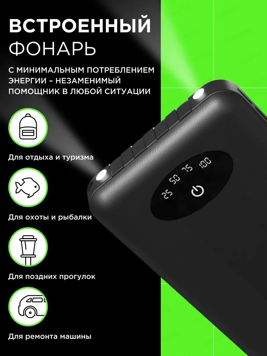 Power bank повербанк внешний аккумулятор телефона 10000 Маями 26446941  купить за 612 ₽ в интернет-магазине Wildberries